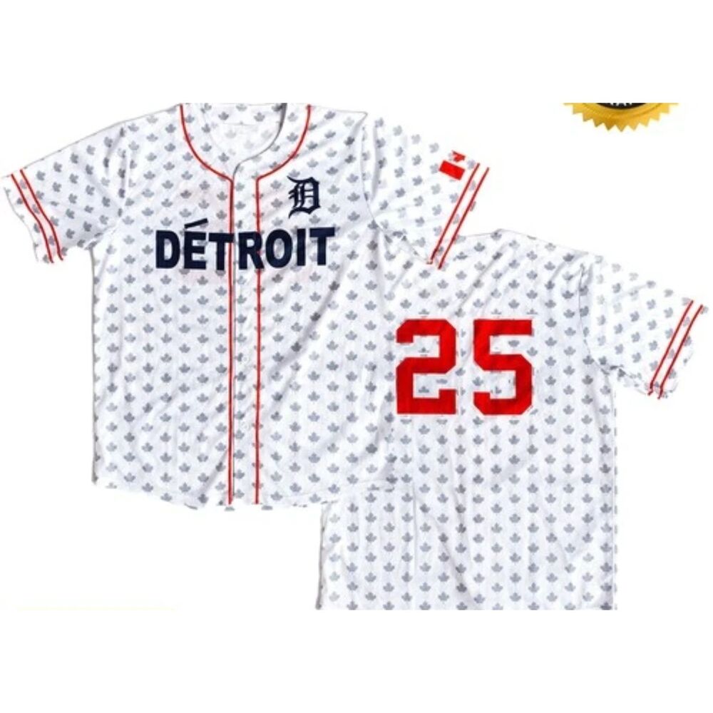 MLB Detroit Tigers Canadian Heritage Jersey SGA 2025 XL